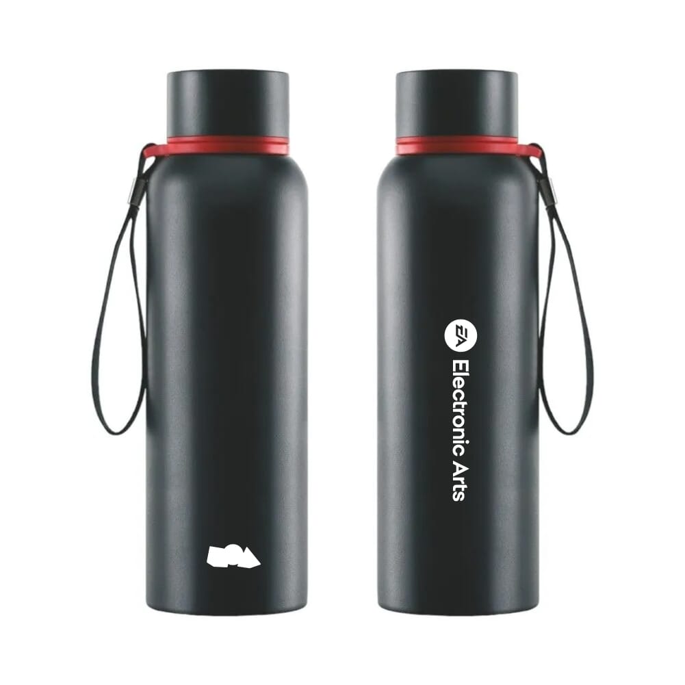 Borosil Hydra Trek Bottle- Black- 700ml